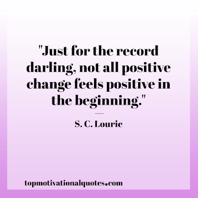 positive thoughts - just for the record darling