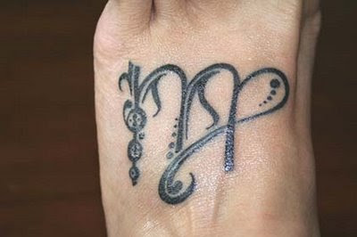 Picture of Virgo Tattoo Show Off Your Mental Power (1)