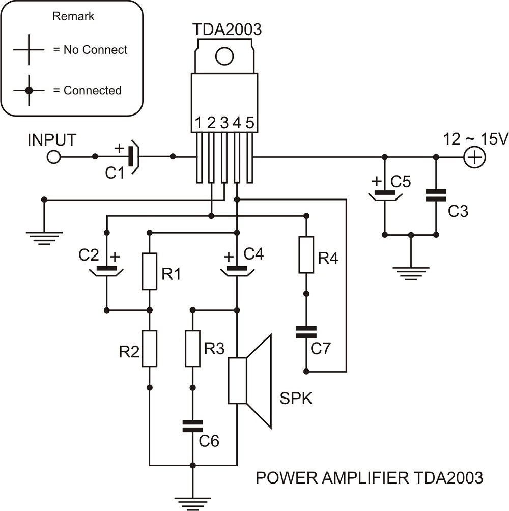Free schematic Amplifier 10 watt Schematic