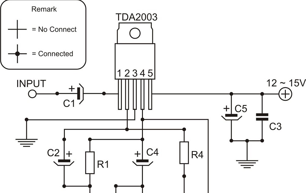 Free schematic Amplifier 10 watt Schematic