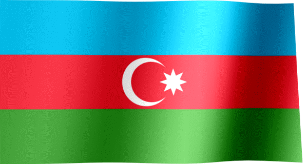 Azerbaijan Flag Gif All Waving Flags