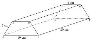 Contoh Soal dan Pembahasan Prisma Trapesium Sama Kaki