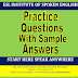 Practice Questions with Sample Answers