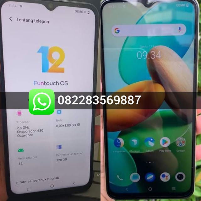 Cara Hapus Demo Live Vivo Y35 V2205 via Remote Online