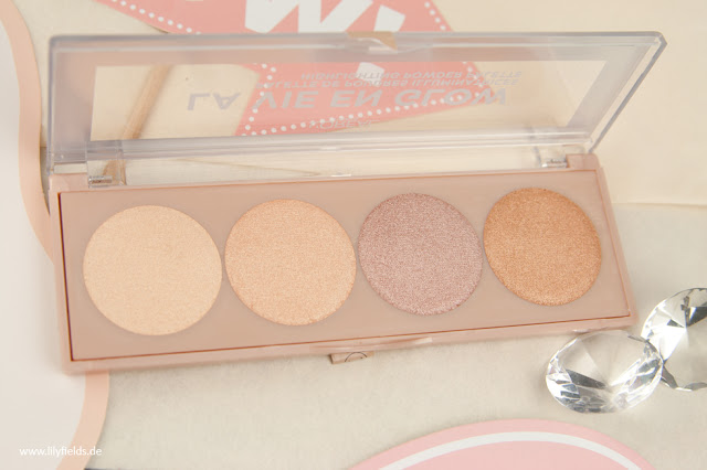 La Vie En Glow - Highlighting Powder Palette - 01 Warm Glow