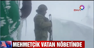 nöbet tutuyor