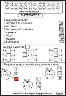 Atividades de matemática para séries iniciais