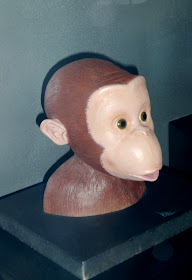 Curious George monkey head model