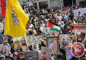 Protestos em apoio e pala libertação dos Prisioneiros palestinos