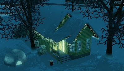 Sims 3, vivienda en la nieve