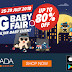 Lazada Big Baby Fair 2018 kembali lagi dengan diskaun sehingga 80% !