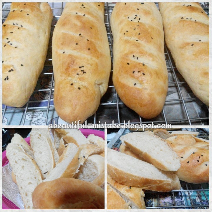 Resepi French Loaf / Roti Perancis  Just a beautiful 