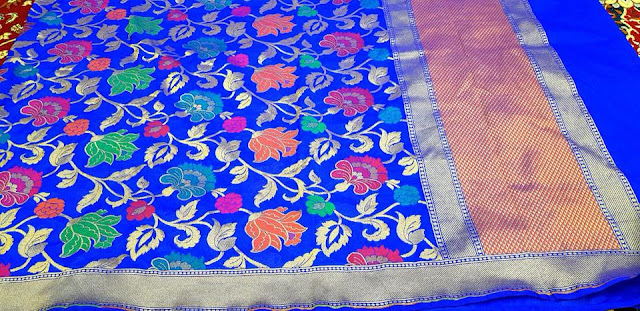 Silk Banaras handloom khaddi Saree