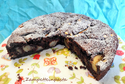 Torta cioccolato e pere