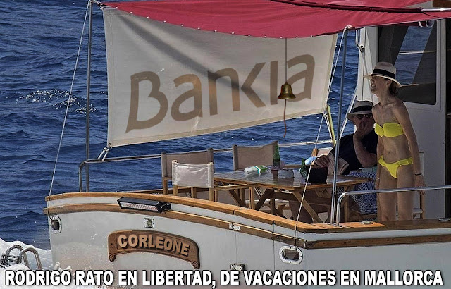 Rodrigo Rato de vacaciones mientras los españoles pagamos los 23.000 millones del rescate a Bankia