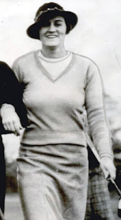 golfer Maureen Orcutt pictured in 1936