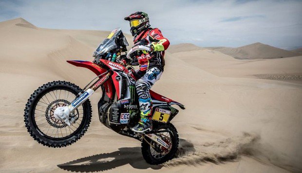 Joan Barreda gana la primera etapa del Dakar 2019 en motos
