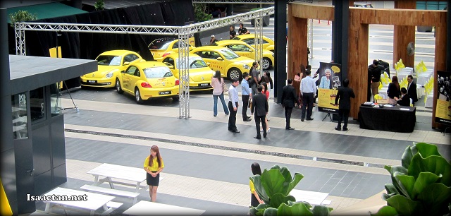 The launch event at Publika with a showcase of some of the cars involved with the convoy