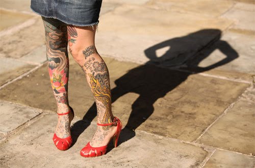Leg tattoos for girls are very desirable as they add a tasteful dimension to