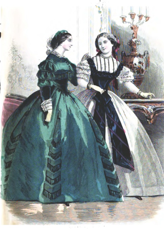 Civil War Era Clothing Civil War Era Fashion Plate May 1860 Peterson S Magazine