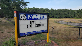 summer wishes on the Parmenter School sign