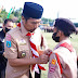 Dihadiri Bupati Madiun, Kwartir Cabang Gerakan Pramuka Kabupaten Madiun Gelar Apel Besar Di Lapangan Desa Jiwan 