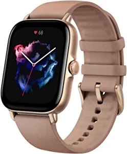 Amazfit GTS 3 Smart Watch for Women, Alexa Built-In, Health & Fitness Tracker with GPS, 150 Sports Modes,