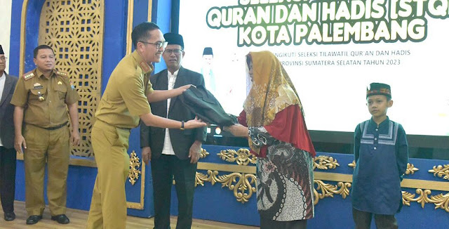 Pemkot Palembang Suport Peserta Tilawatil Quran dan Hadits (STQH) ke XXVII tingkat Provinsi Sumatera Selatan 0