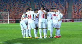 انتهاء الشوط الاول بالتعادل السلبي بين الزمالك والترجي.