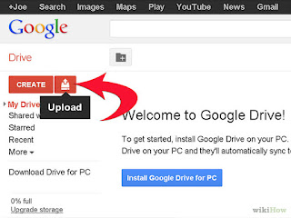 Adding files to your drive