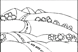 Gambar Pemandangan Di Buku Gambar