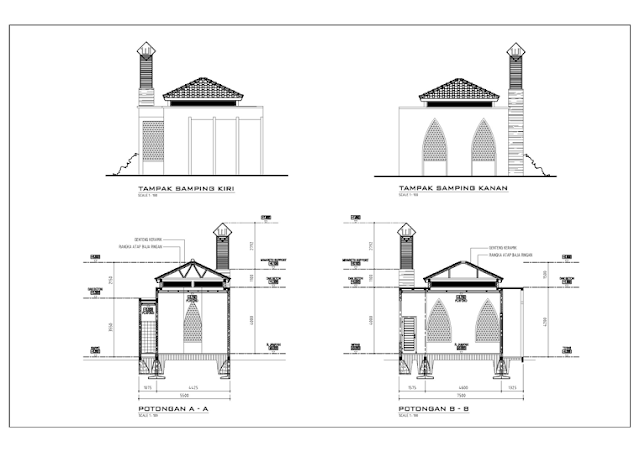 gambar desain masjid modern terbaru