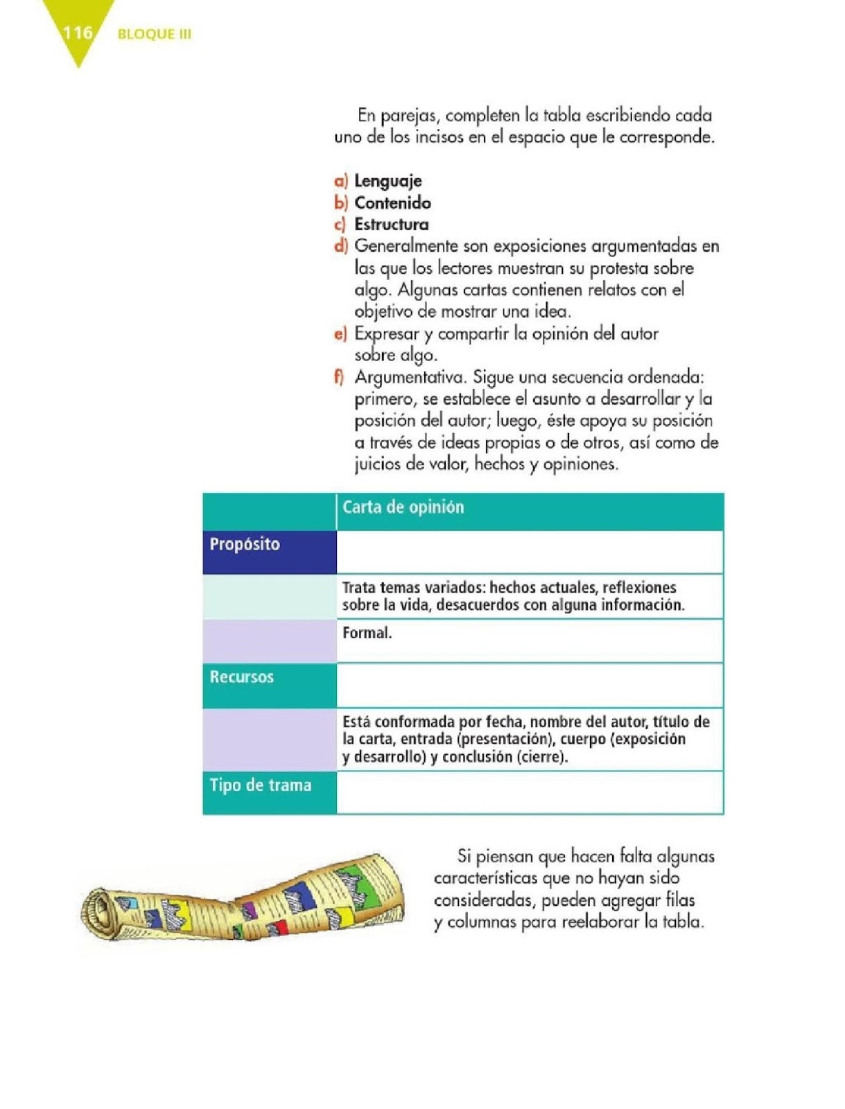 Escribir cartas de opinión para su publicación - Bloque 