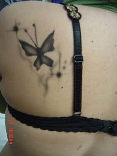 Wonderfull Butterfly Tattoos on Shoulder