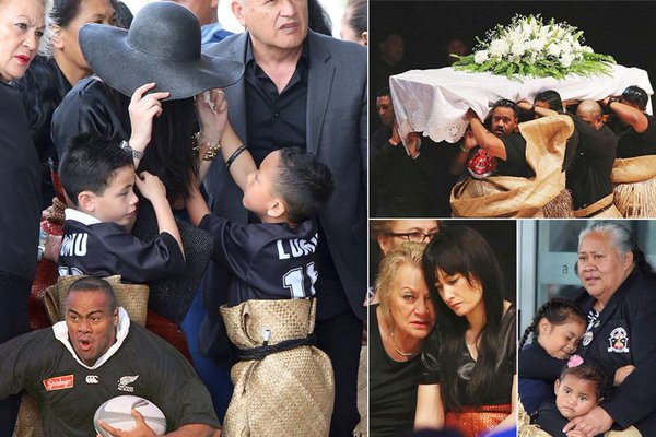  Family and friends say bye to Jonah Lomu