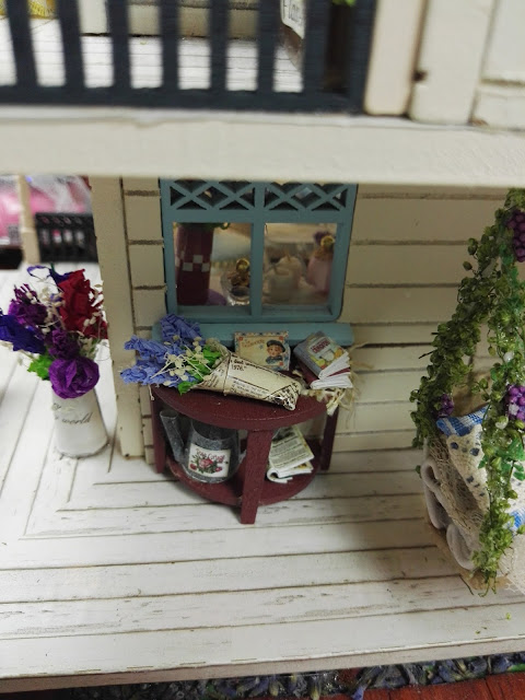 Diy dollhouse miniature Lavander- Casa delle bambole fai da te