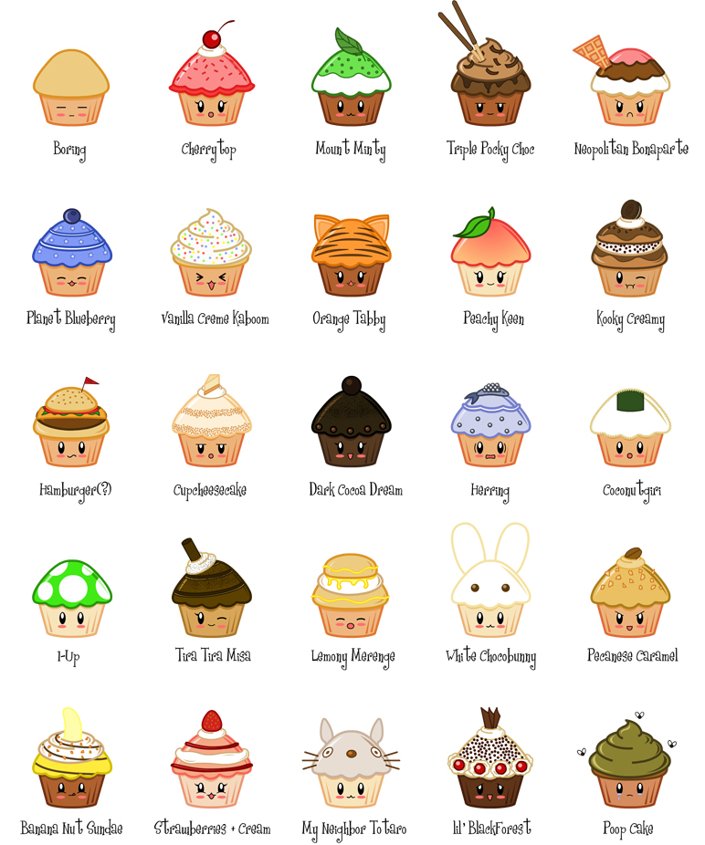 Cute Cupcakes How much fun are these I found it on a website 