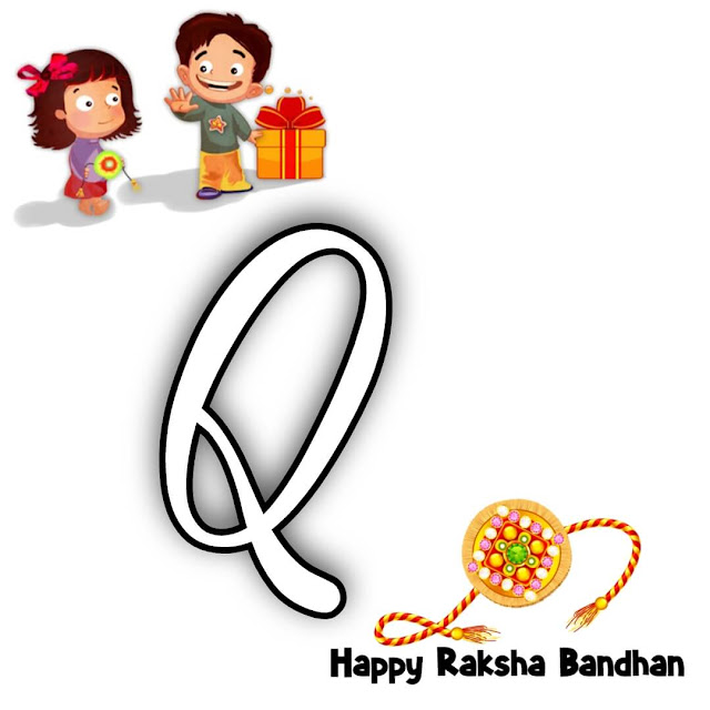 Q Word Happy Raksha Bandhan Images