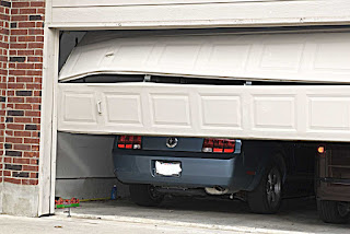 broken garage doors