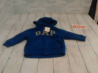 中古品　子供服　ＧＡＰ　長袖アウター　８０㎝　１９０円