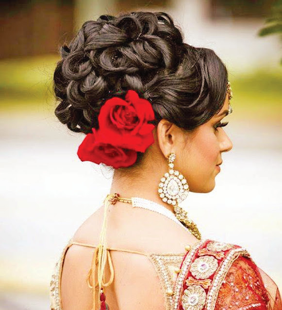 tamil bridal hairstyles with flowers indian