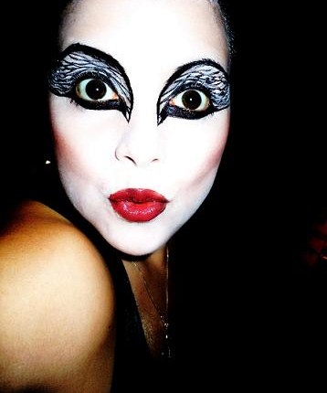 natalie portman in black swan makeup. I had a request to do makeup