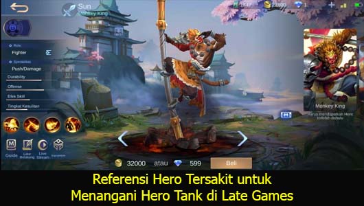 Referensi Hero Tersakit untuk Menangani Hero Tank di Late Games
