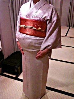 美和きもの教室 妊婦さんの着付け 広島市中区