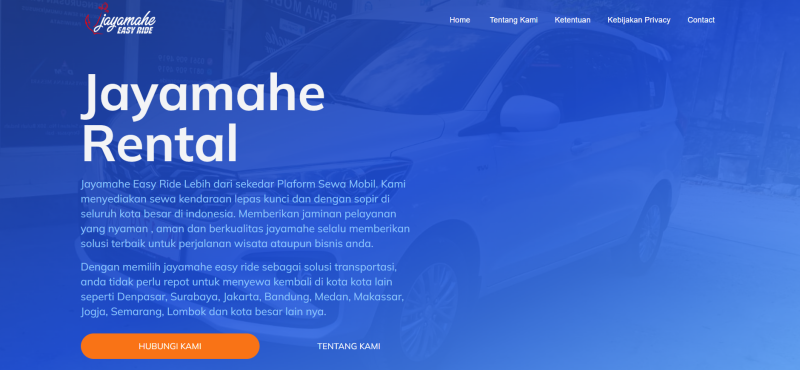 Jayamahe Easy Ride Rekomendasi Platform Sewa Mobil Aman, Mudah dan Murah