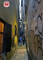 Callejón de Mårten Trotzigs Grand, Estocolmo, Suecia