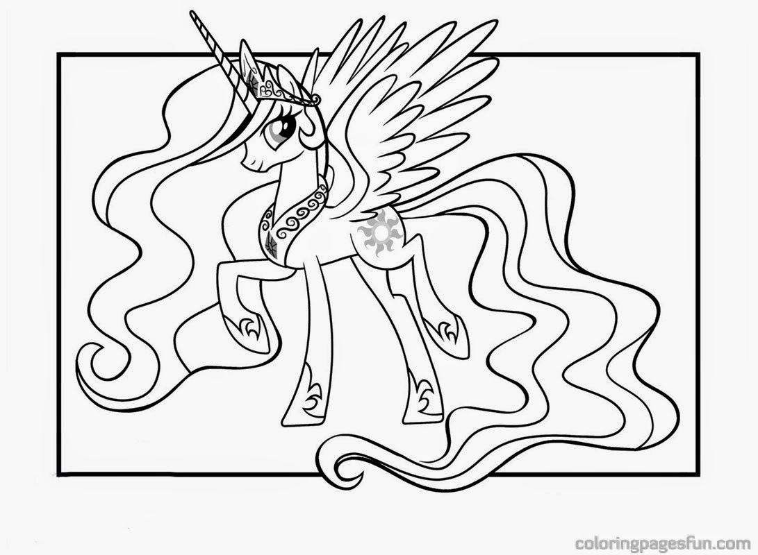 princess celestia coloring pages - Baby Princess Celestia Coloring Pages Top Images