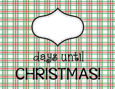 Countdown to Christmas with this free poster!