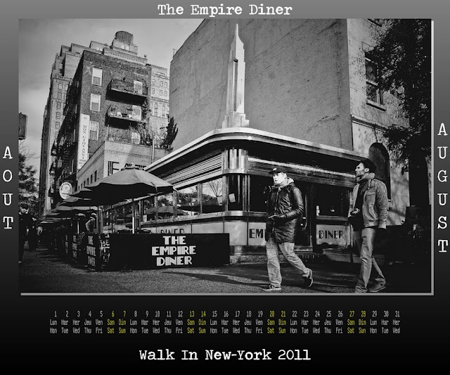 Calendar New York 2011 - 08 August 2011 - The Empire Diner