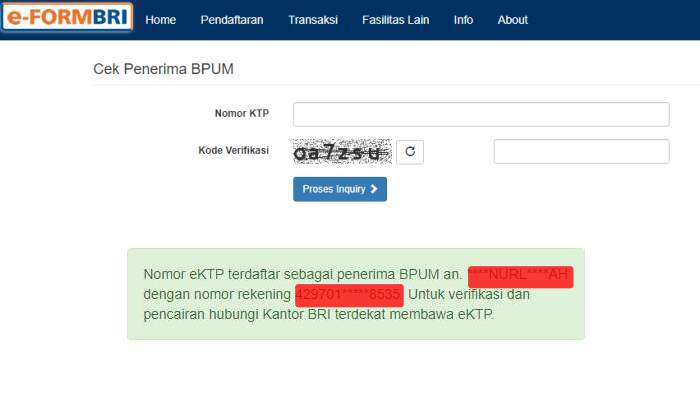 Cara Cek penerima BPUM Mei 2021 - AlhidaMart